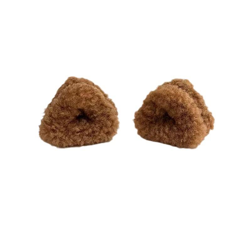 Adorable Plush Cat Ears Hair Clip for Women & Kids - Cute Princess Style Hairpin