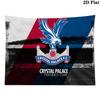 Tenture murale Crystal Palace FC Accrochage mural esthétique Couverture en tissu imprimé Tapisseries décoratives pour chambre à coucher salon Décoration d'intérieur