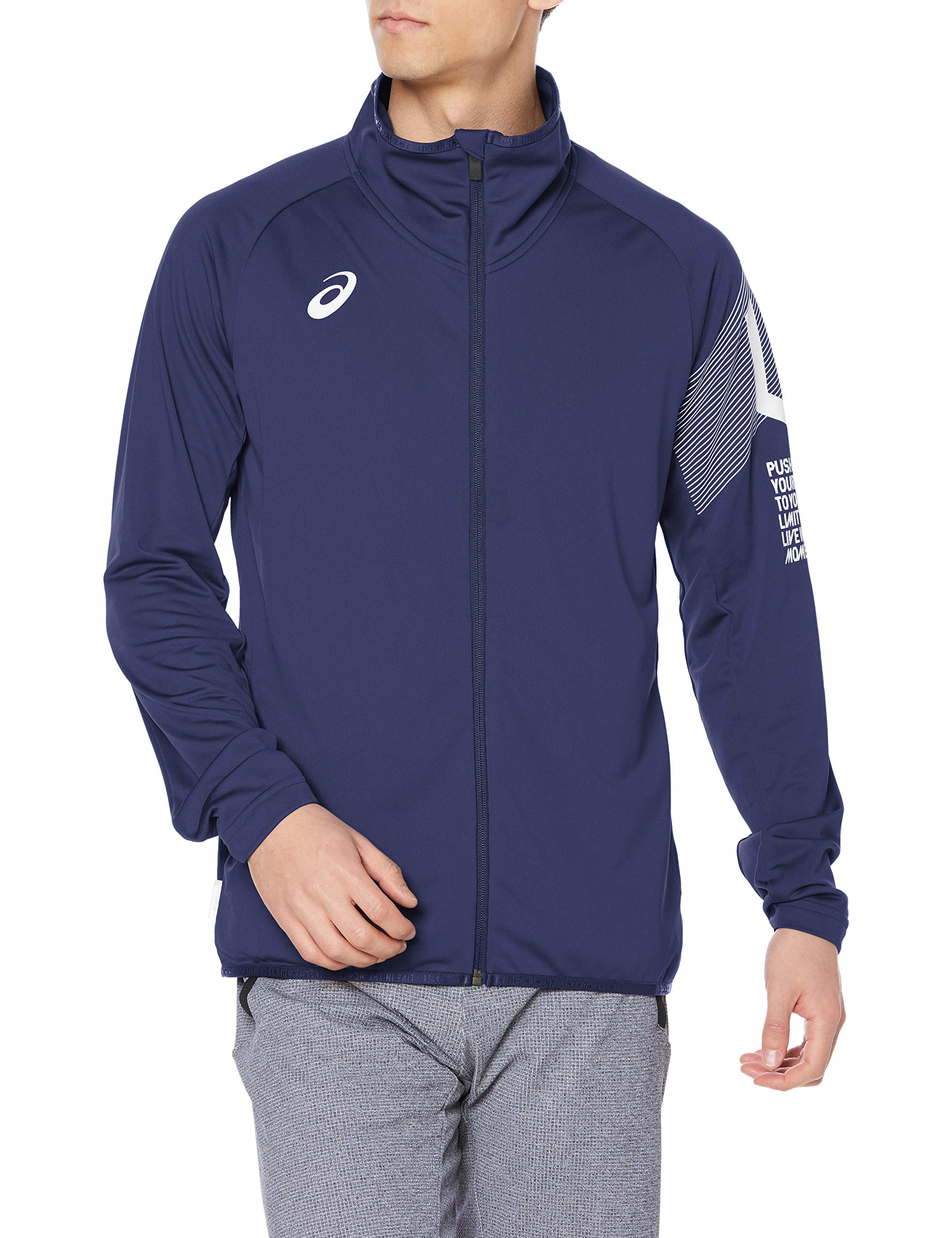 

Training Wear LIMO Stretch Knit Jacket 2031C192 Peacoat Japan 2XL to Japanese size [ASICS] Men s (equivalent 3L)