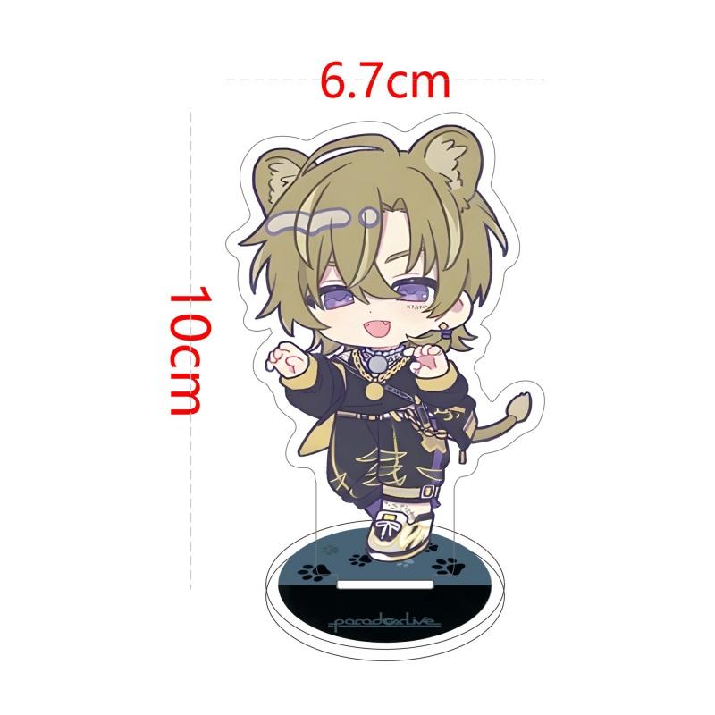 Anime Paradox Live Sugasano Aren Yon Hajun Acrylic Stand Keychain Figure Model Plate Desk Decor Standing Sign Fans Birthday Gift