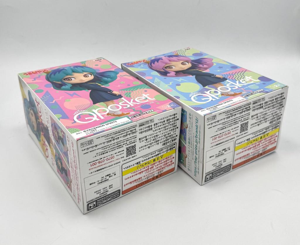 Qposket LUM Ram Figure Anime Ver. Uniform Ver. Set of 2