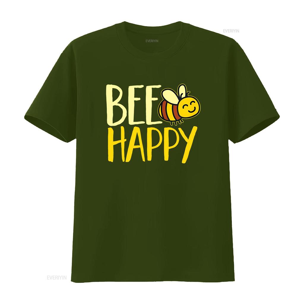 Women Bumble Bee Cute Happy T Shirt Vintage Washed Soft Versatile Stylish Fashion Slightly Designer Clothes Comfortable Unisex
