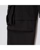 WORTHWHILE MOVEMENT Detachable Cargo Pants (Black)