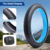 FengCan 26x4.0 Tire, 26x4.0 100-559 Bicycle Tire, Compatible with 26-inch Fat Bikes, Mountain Bikes, and Electric Bikes, 4.0-inch Section Width (BQ084