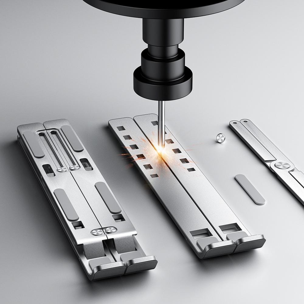 Tragbarer Computerständer aus Aluminiumlegierung, faltbare Unterstützung, Laptop-Basishalter, verstellbare Halterung, Computerzubehör