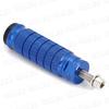 Foot Peg Step Bar Bike Step Tandem Step Pedal Knurled CNC Aluminum General Purpose Left and Right Set (Blue)