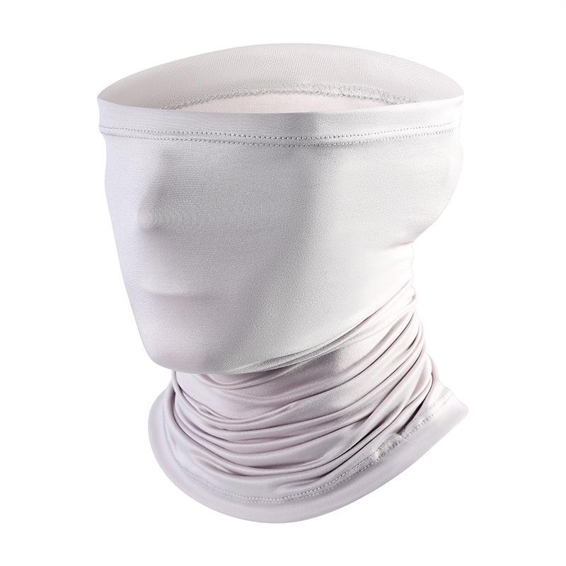 Bicycle Sunscreen Milk Silk Headscarf: Multi-Function Outdoors Face & Neck Cover for Cycling and Fishing