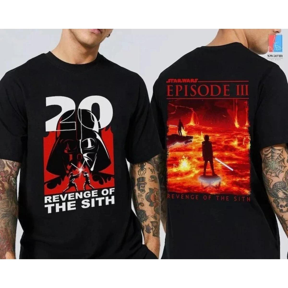 

Hot Sale Revenge of The Sith 20th Anniversary Camisa Anakin Skywalker Camisa 3 Estilos Gráfico Camisa De Manga Corta Unisex Hombres Mujeres Verano Tee 4XL