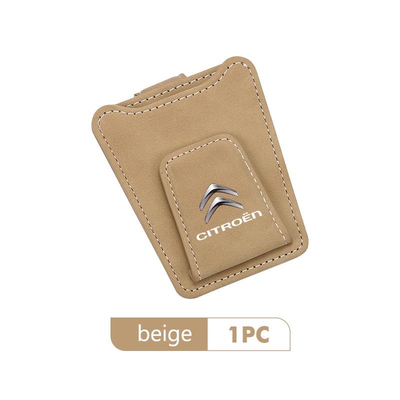 

Car Sun Visor Glasses Clip Sunglasses Ticket Storage Holder For Citroen Jumper Celysee Cactus Picasso Aircross Saxo Grand