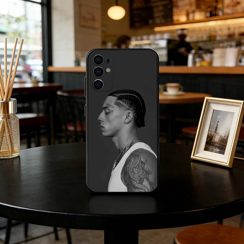 Central Cee Phone Case For Samsung S25,S24,S21,S22,S23,S30,Ultra,S20,Plus,Fe,Soft Silicone Black Cover