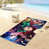 Demon Slayer2 Print Beach Towel, Large Soft Quick Dry Towel for Beach Camping Swimming