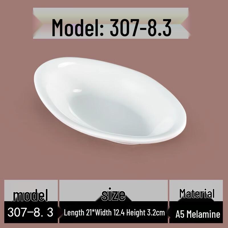 AVADEN Round Melamine Snack Plates