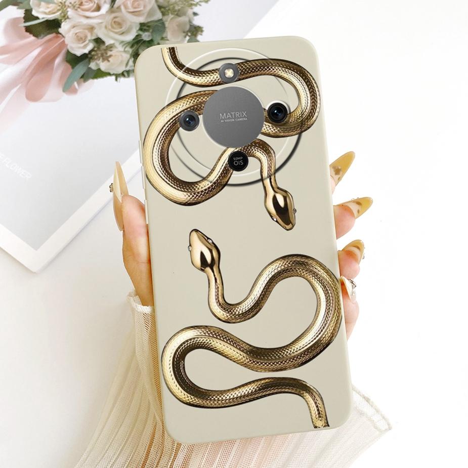 For Honor X9d Case MTN-NX1 Cute Dinosuar Cartoon Cover Soft TPU Phone Cases For Honor Magic 8 Lite X 70 HonorX70 HonorX9d Fundas