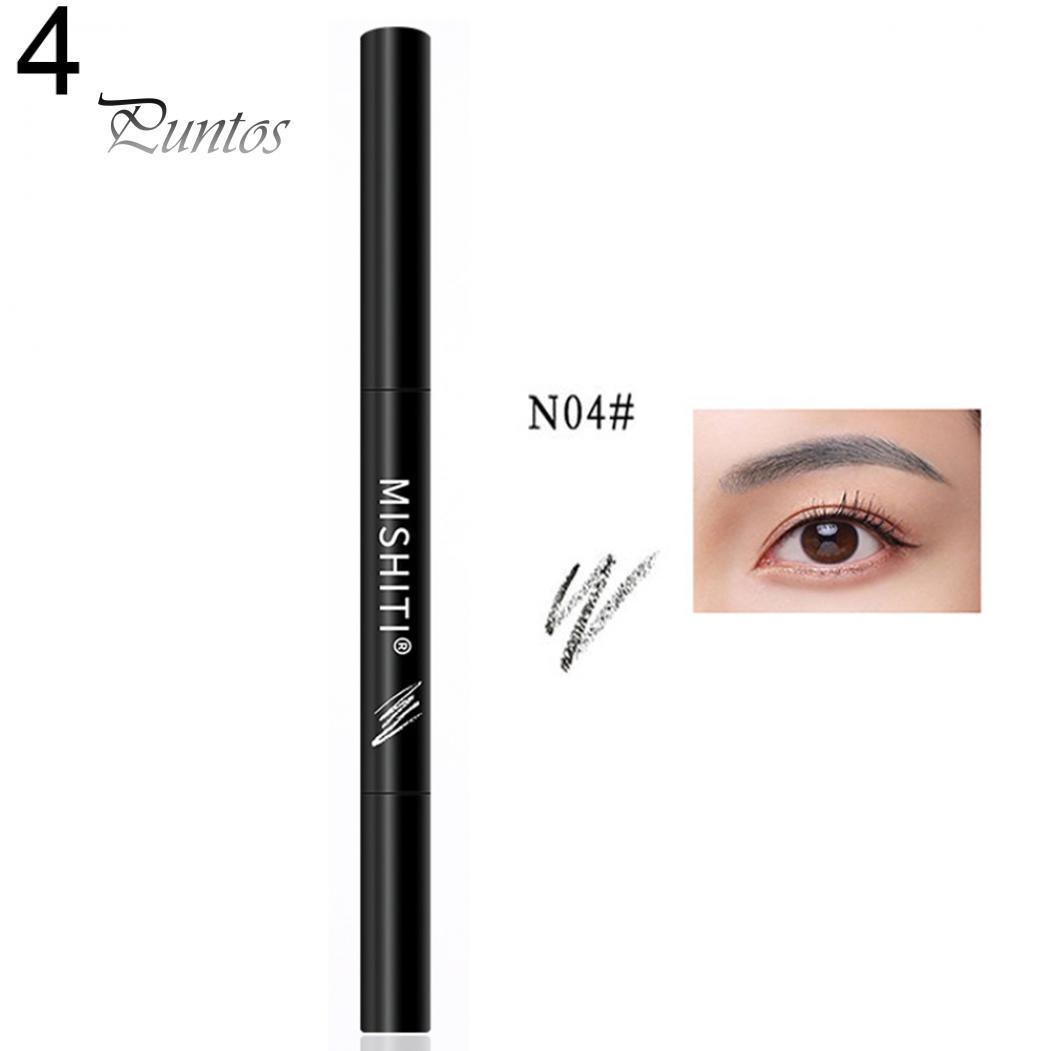 

Автоматическая вращающаяся двойная треугольная кисточка для бровей, карандаш для глаз, не размазывается, косметика