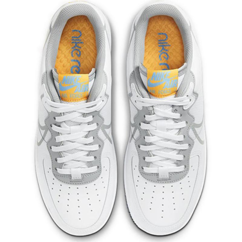 Nike Air Force 1 React 'Smoke Grey Gold' Sneakers CT1020-100