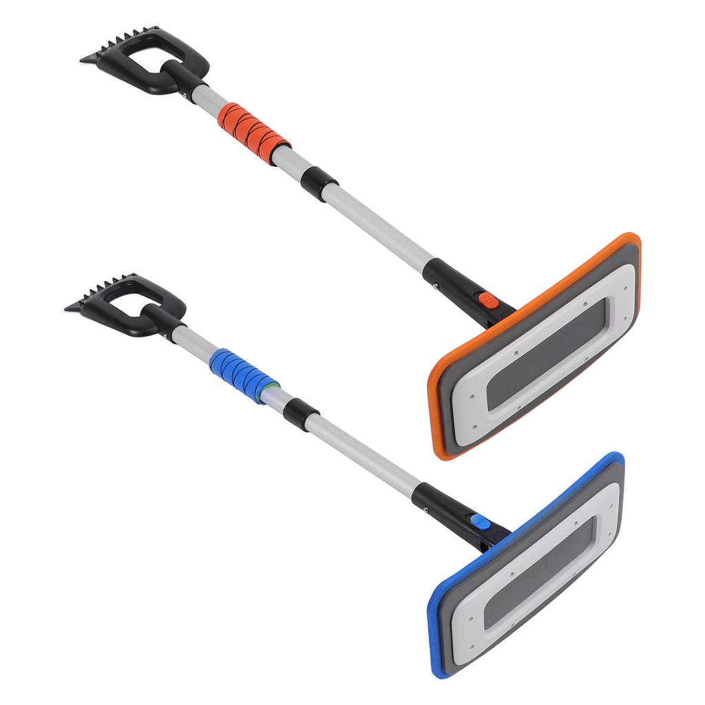 Skrobaki do śniegu samochodowe Stop aluminium Ergonomiczny uchwyt Wydajne usuwanie śniegu Szczotka do śniegu Skrobak do lodu dla
