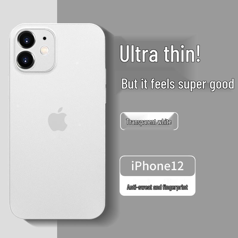Ultra-Thin Matte Silicone Protective Case for iPhone 12/13 Pro Max with Full Lens Coverage