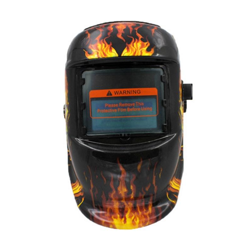 Auto Darkening Welding Helmet Solar/Battery Powered Welder Mask Ith Dark Shade DIN9-13 External Adjust for TIG MIG ARC