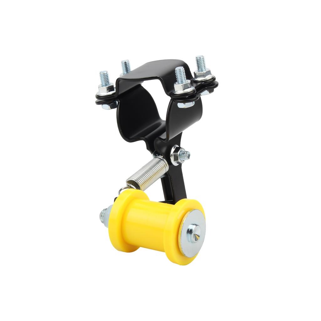 Motorcycle Chain Adjuster with Guide Wheels Bolt Auto Adjuster on Roller for 50cc-500cc ATV Electric Bike Scooters Accessories