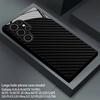 Carbon Fiber Pattern 2D Phone Case for Samsung S26 S25 S24 S23 S22 S21 S20 A55 A54 Tempered Glass Protective Cover