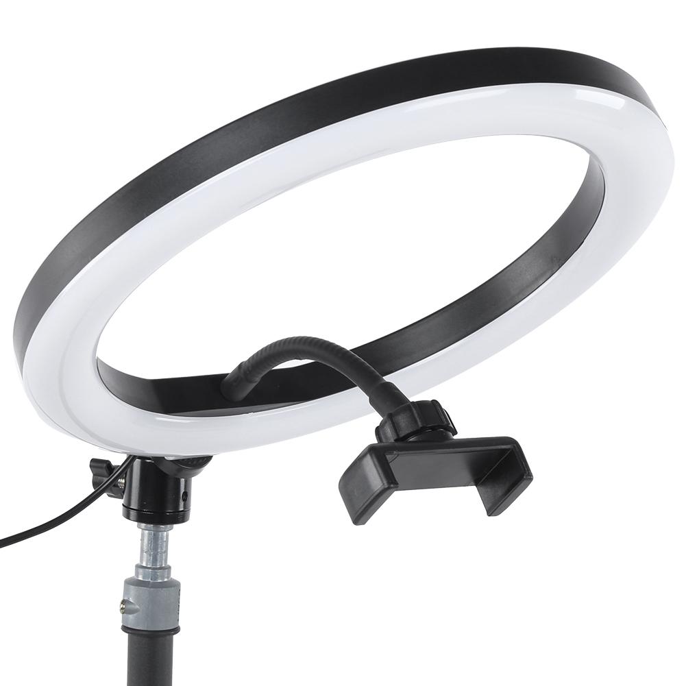 10Inch Ring Light RGB LED Dimming Video Studio Fill Light 3200‑6400K for Vlog Digital Camera