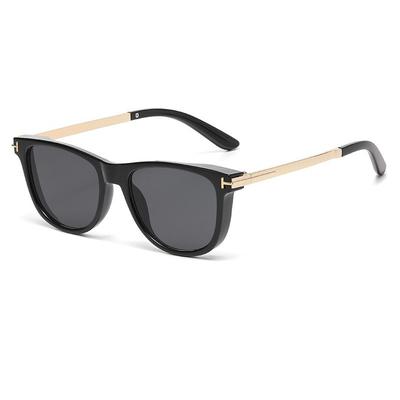 Nouvelles Lunettes de Soleil Carrées Rétro Noires de Haute Qualité Homme Femme Protection Extérieure Nuances Uv400 Classique Tendance Conduite Lunettes de Soleil