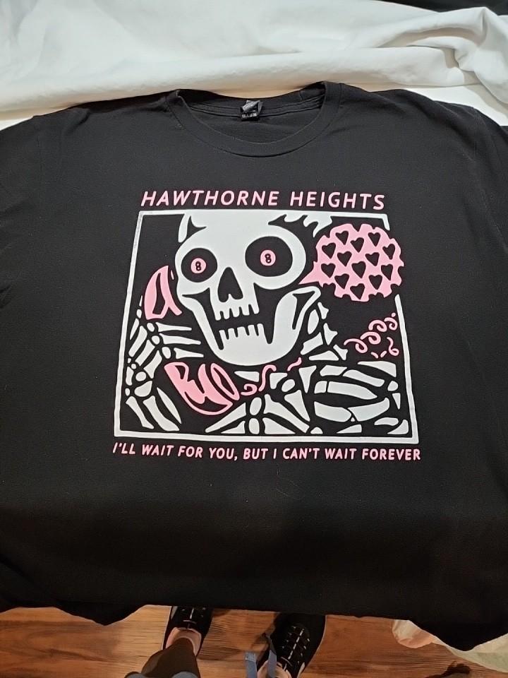 Rare Hawthorne Heights 2016 Warped Concert Tour Tshirt  S022 Unisex T-Shirt XXL