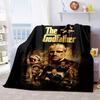 1PC Godfather Godfather Blanket Soft Comfortable All Seasons Suitable Sofa Office Travel Home Use Makes Great Gift