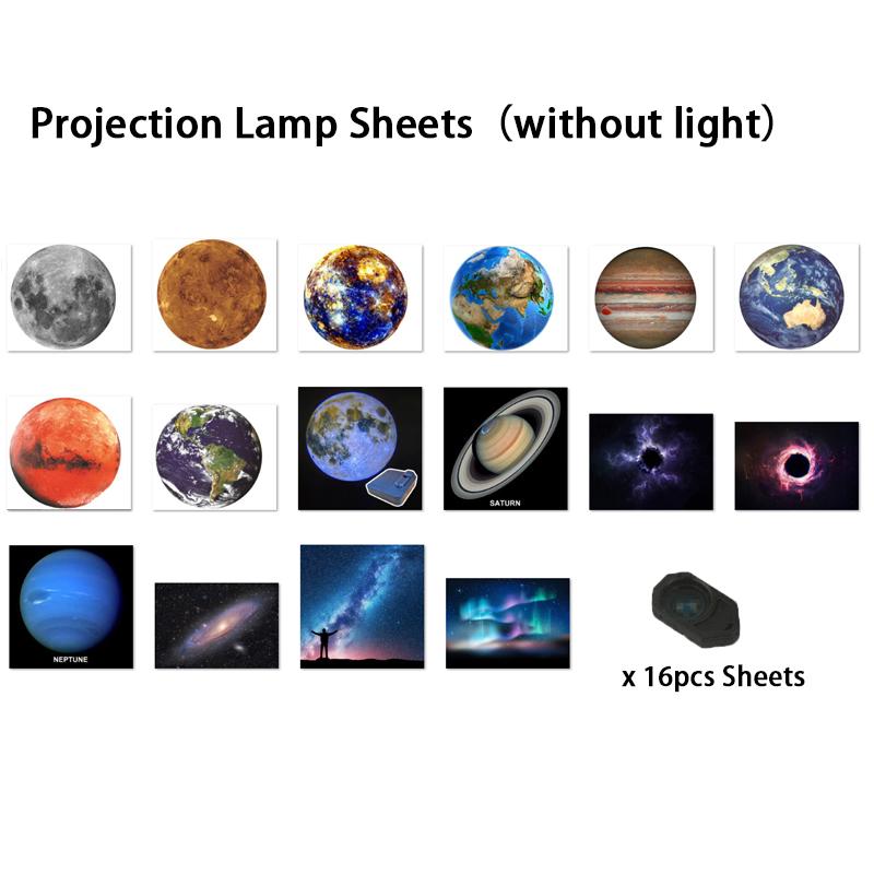 Christmas Projection Lamp Earth Sun Beach Galaxy Landscape Sunset Projector Novelty Atmosphere Light Christmas Photo Props