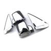 CGP Door Mirror Covers with Base Covers, Adhesive, Chrome, for S700V, S710V, and Late Model Hijet Trucks (Set of 4, Left and Right, CGP5945-D12-SET)