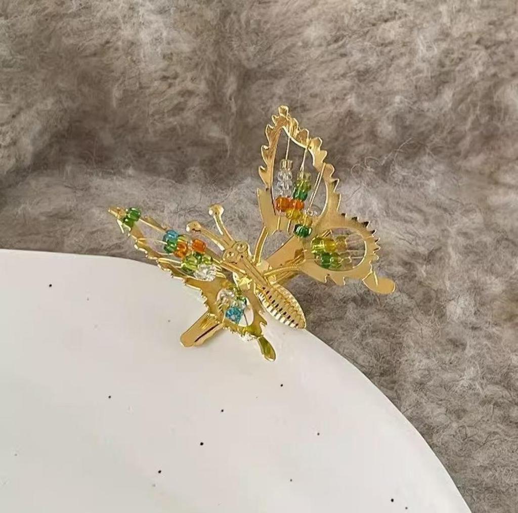 Butterfly Tassel Beaded Hairpin - Ancient Style Hair Accessory for Women