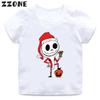 Halloween Town Pumpkin King Jack Skellington Print Kids T-Shirts Funny Girls Clothes Baby Boys T shirt Summer Children Tops