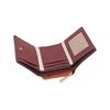 Michael Kors Front Logo Fashion Leather Folding Wallet Mini Women's Red