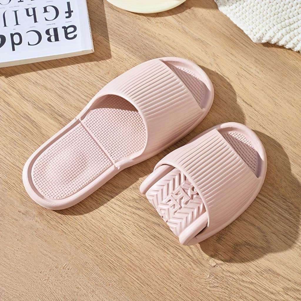 Wygodne kapcie EVA - Antypoślizgowe, Gruba podeszwa, Prążkowany design, Kapcie plażowe do wewnątrz i na zewnątrz, Kapcie codzienne | Styl casual Kapcie domowe