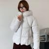 Новая короткая хлопковая одежда с капюшоном, зимняя новая женская одежда большого размера, свободная и тонкая, утолщенная, теплая стеганая куртка