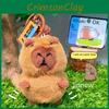 Capybara Plush Cartoon Wallet Earphone Bag Keychain Small Pendant Decorations