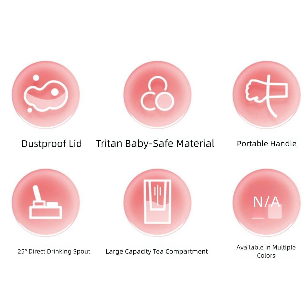 Dustproof Sport Water Bottle 666/888ml Outdoor Water Mug Reusable Drinking Cup with Straw  Juice