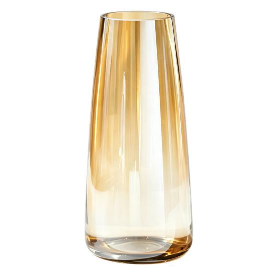 Clear Flower Vases for Table Desk Decor Modern Centerpiece Home Indoor Glass Decorative Vase for Wedding