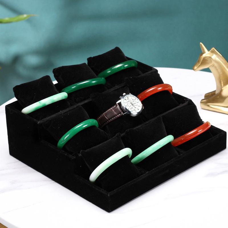 Cross-border Watch Storage & Jewelry Display Box with Sponge Pillow & Bracelet Organizer