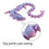 3D Printed Gradient Love Dragon, Gradient Consumables, Joints Movable, Decorative Gifts For Ornaments