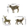 Retro Antelope Brass Statue Mini Desktop Decor Ornament Heavy Duty Paperweight for Study Room Office Home Decor