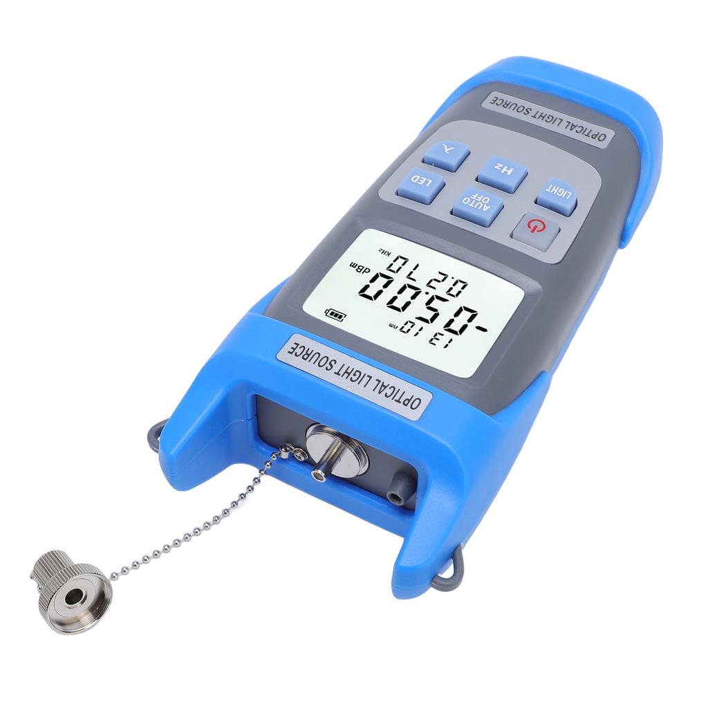 Optische Lichtquelle Wiederaufladbar Glasfaser 1 Modus 2 Wellenlängen 1310nm 1550nm 270Hz 1KHz 2KHz 2,5mm Schnittstelle