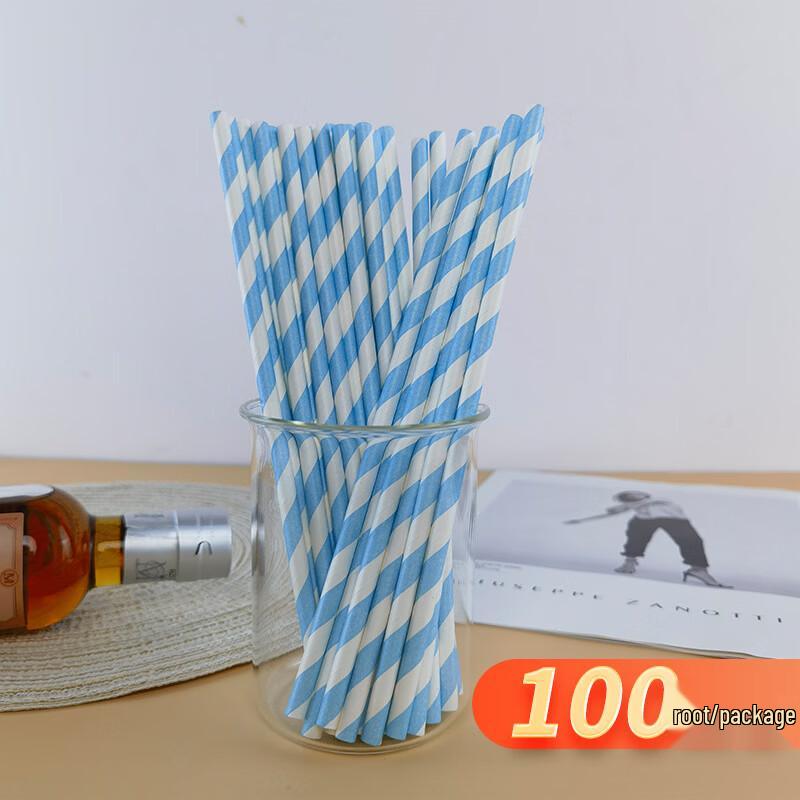 Biodegradable Paper Drinking Straws (5 Packs)