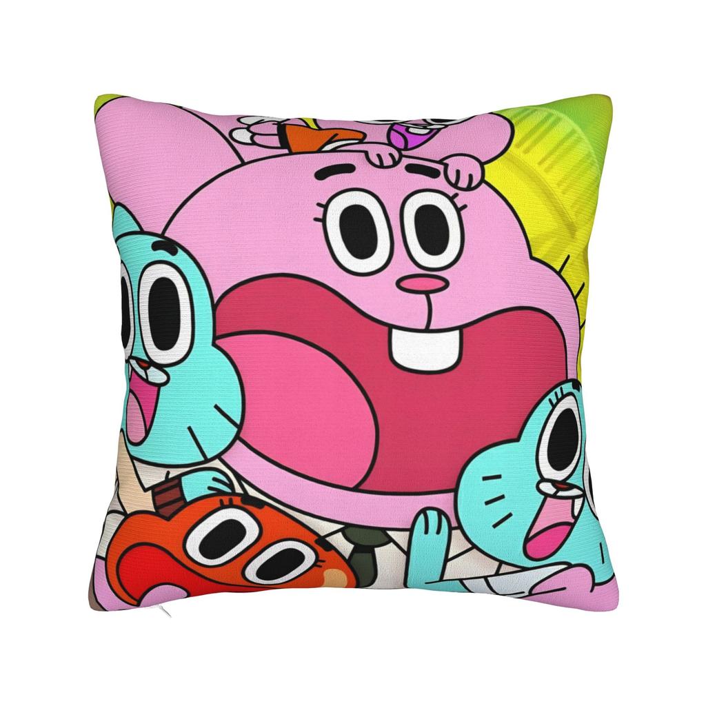 Gum Ball Darwin Square Pillow Case Cushion Cover Creative Polyester Decor Throw Pillow Case Cover for Living Room 18"