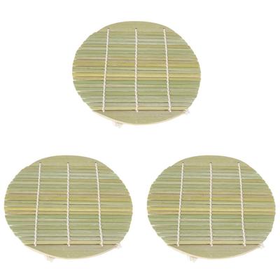 Set of 3 Noodle Plates with Ancient Glaze and Bamboo Blinds for and Commercial [16.5cm] [Suitable Restaurants, Inns, Use]