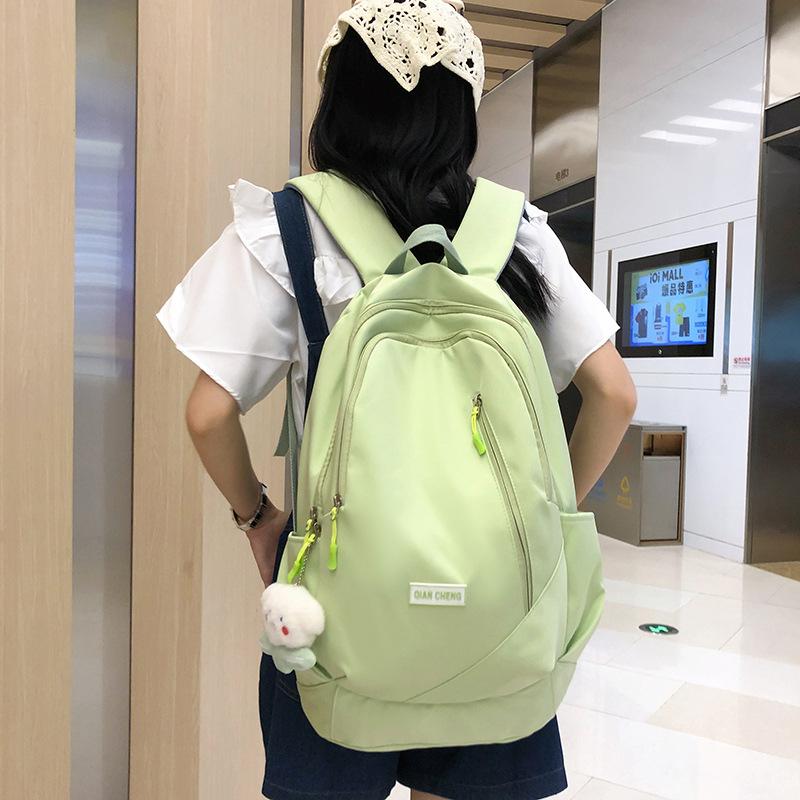 Japanese Simple Backpack New Large-capacity Student Schoolbag Casual Simple Backpack