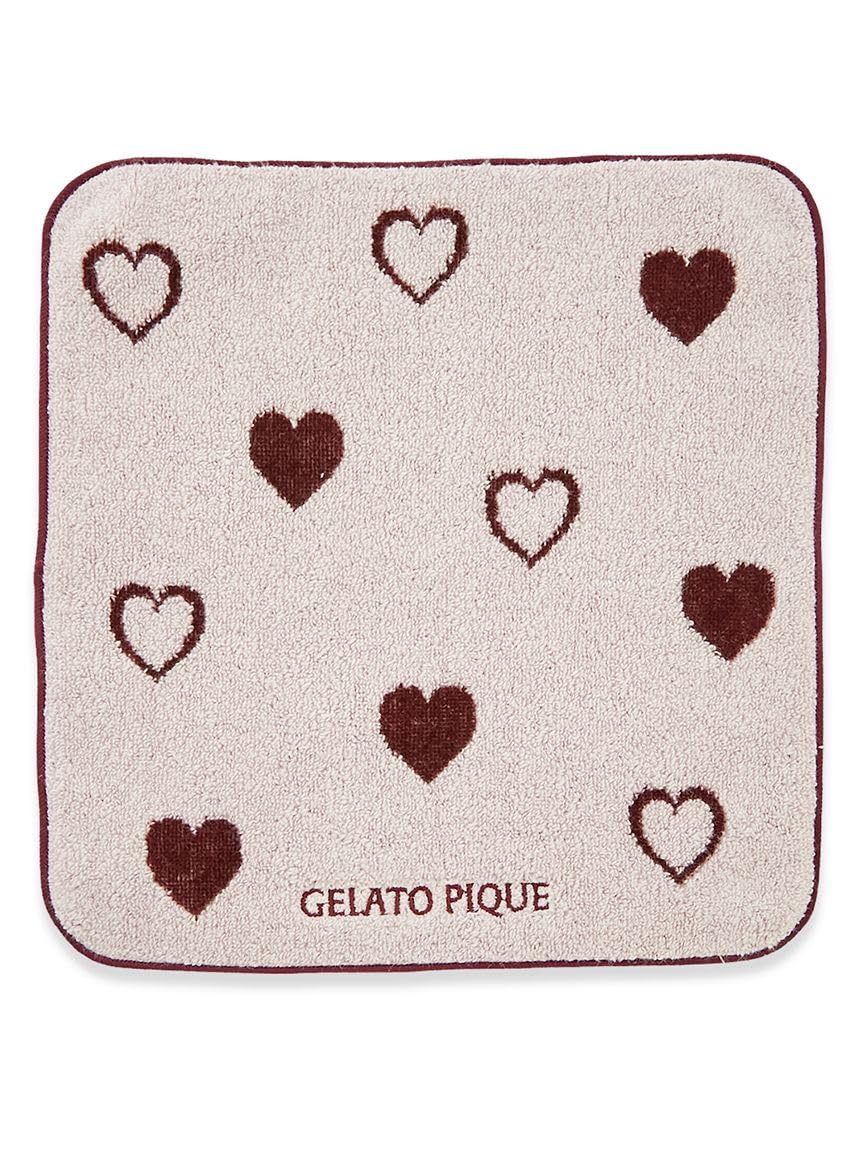 

Heart Hand Towel [Gelato Pique] розовый