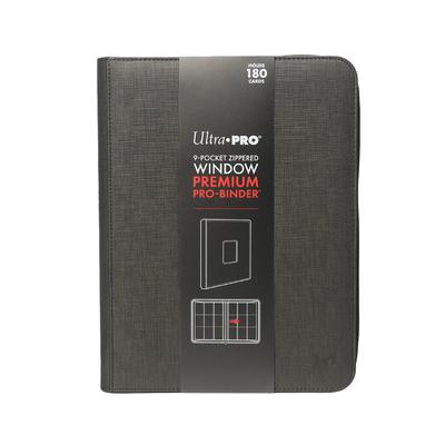 Card Album Ultra Pro: 9-Pocket Zippered Window Premium Pro-Binder