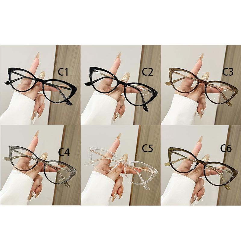 Anti-blue Light Glasses Retro Cat Eye Metal Eyewear Women Men High Quality Eyeglas Blue Light Blocking Man Lady Computer Eyeglas