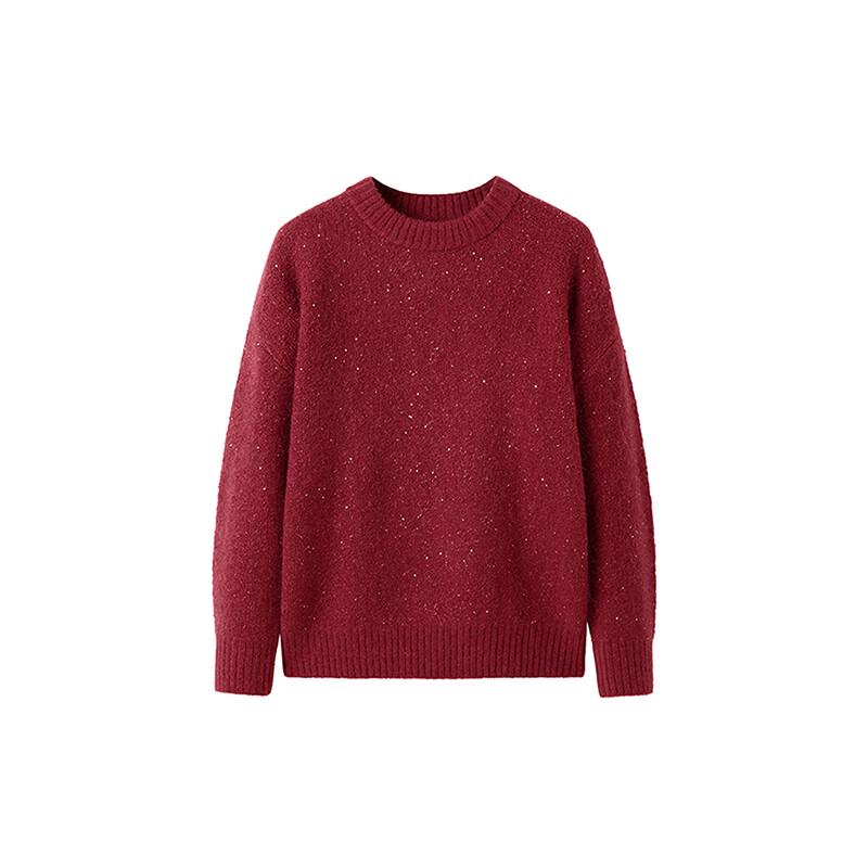 Peacebird Women's Sequin Knit Pullover Sweater